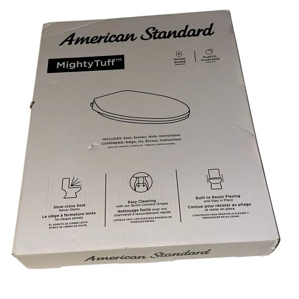 *New * American Standard replacement round toilet seat